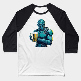 CYBORG AND BEER Baseball T-Shirt